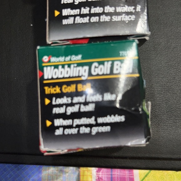 New Set of 3 Trick Golf Balls - Floating & Wobbling - World of Golf - Picture 5 of 8